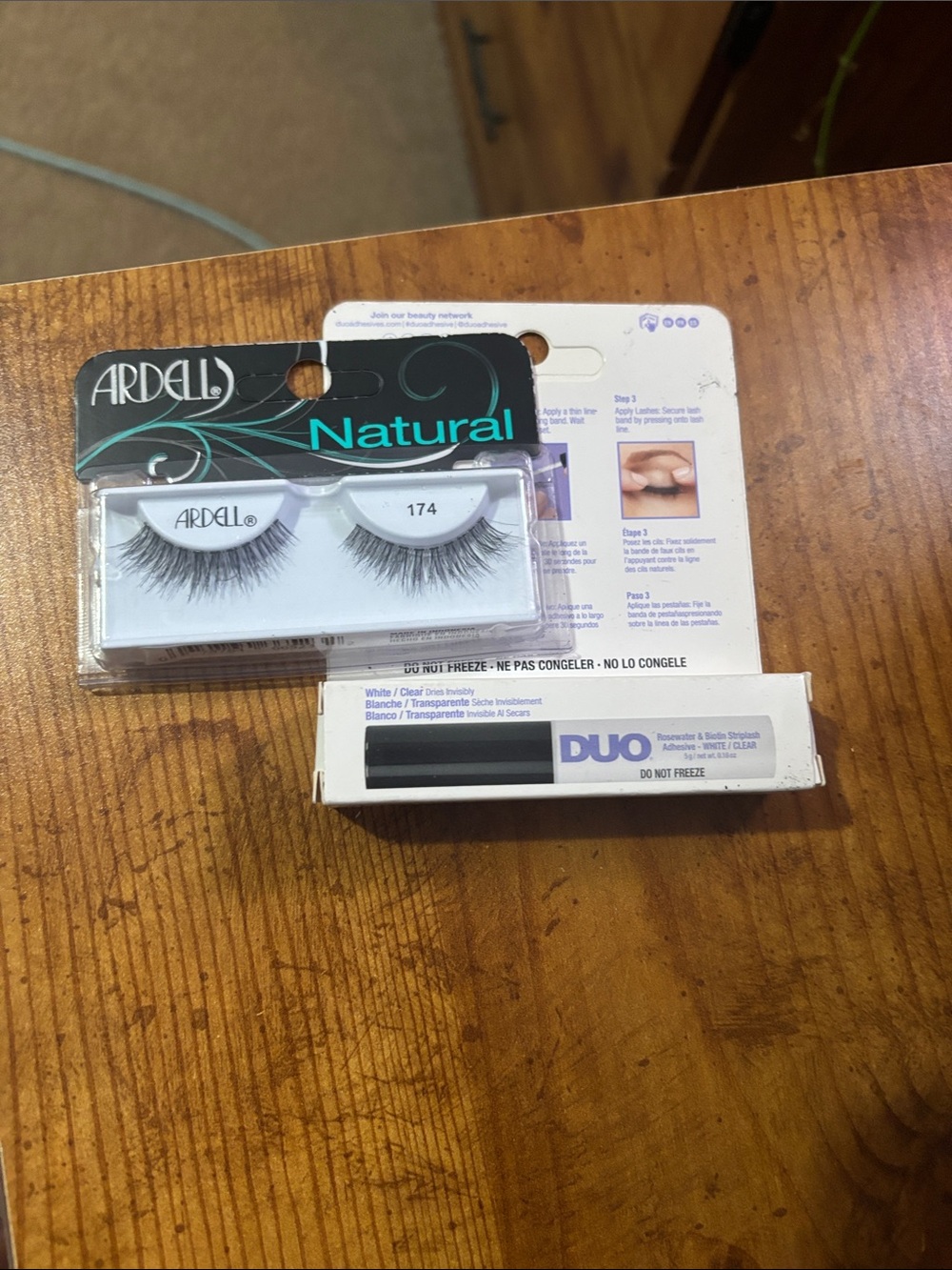 Ardell Natural False Eyelashes with Duo Adhesive (Black)